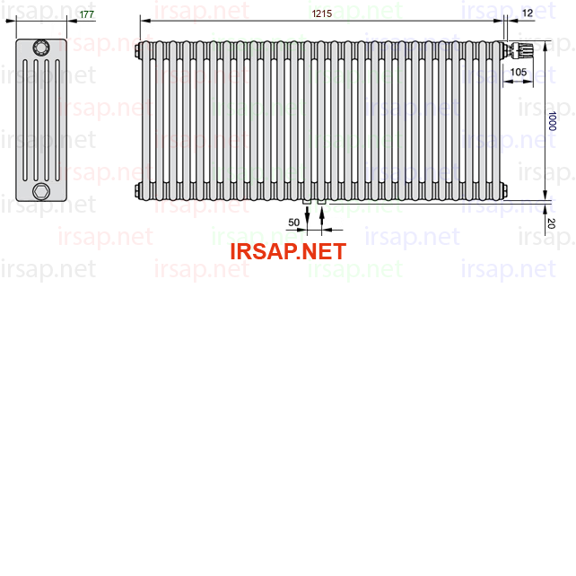 Радиатор IRSAP Tesi 51000/27 T52 CL 01
